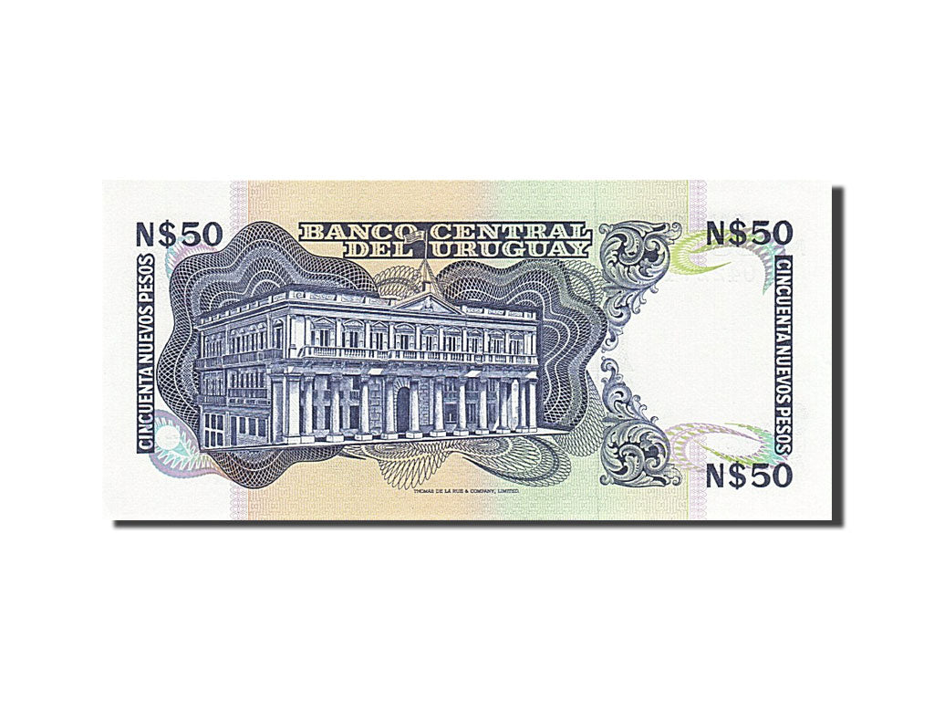 Banknote, Uruguay, 50 Nuevos Pesos, 1989, UNC(63)