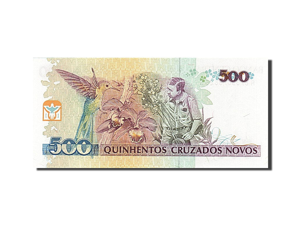 Geldschein, Brasilien, 500 Cruzados Novos, 1990, UNZ