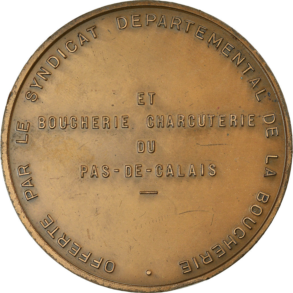 França, Medal, Syndicat Départemental de la Boucherie, Pas-de-Calais, 1977