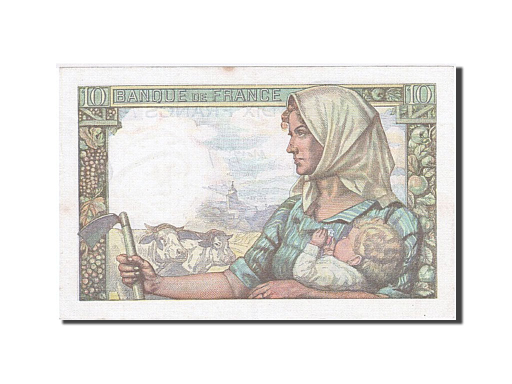 Billet, France, 10 Francs, 10 F 1941-1949 ''Mineur'', 1942, 1942-11-26, TTB+