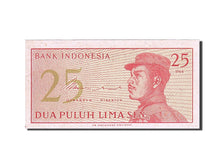 Biljet, Indonesië, 25 Sen, 1964, SPL+