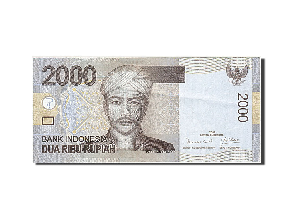Banknote, Indonesia, 2000 Rupiah, 2009, AU(55-58)