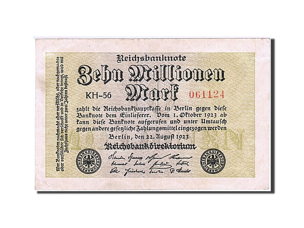Banknote, Germany, 1923-08-22