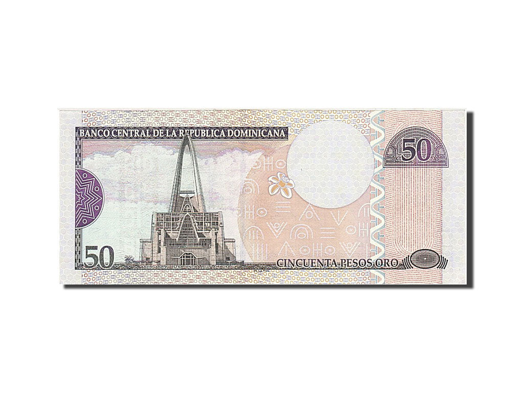 Banknot, Republika Dominikany, 50 Pesos Oro, 2002, 2000-2001, KM:170b, UNC(64)
