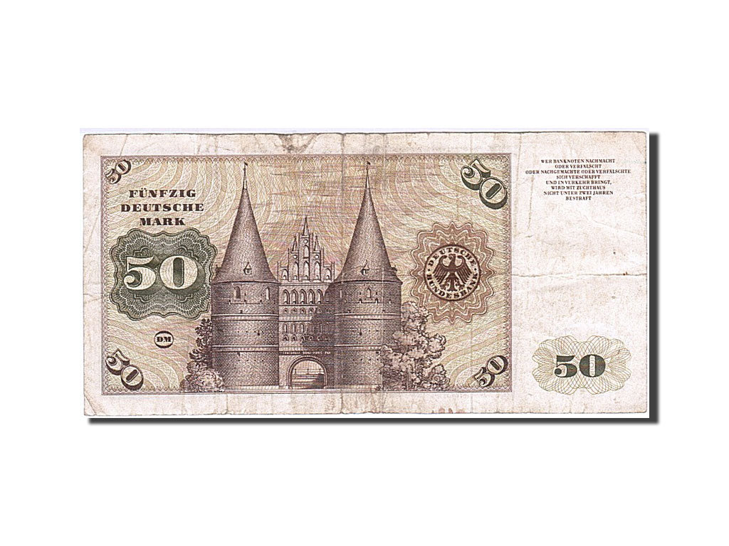 Banknote, GERMANY - FEDERAL REPUBLIC, 50 Deutsche Mark, 1960, 1960-01-02