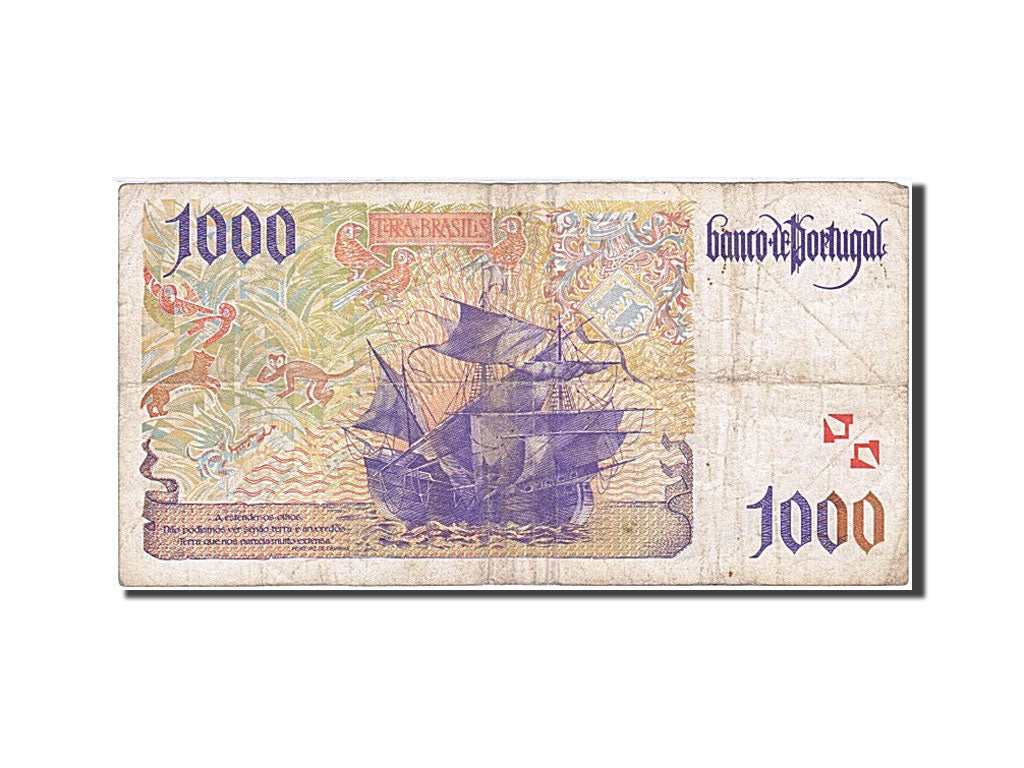 Banknote, Portugal, 1000 Escudos, 1996, 1996-04-18, KM:188a, VF(20-25)