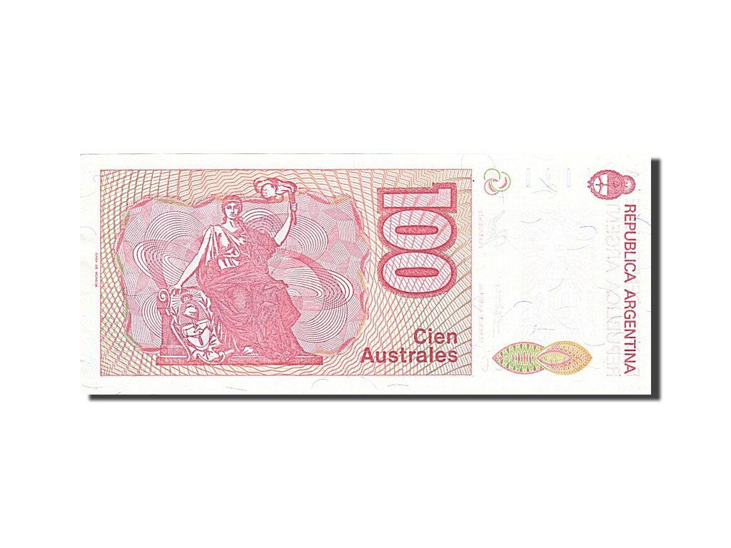 Banknote, Argentina, 100 Australes, 1985, Undated, KM:327b, AU(55-58)