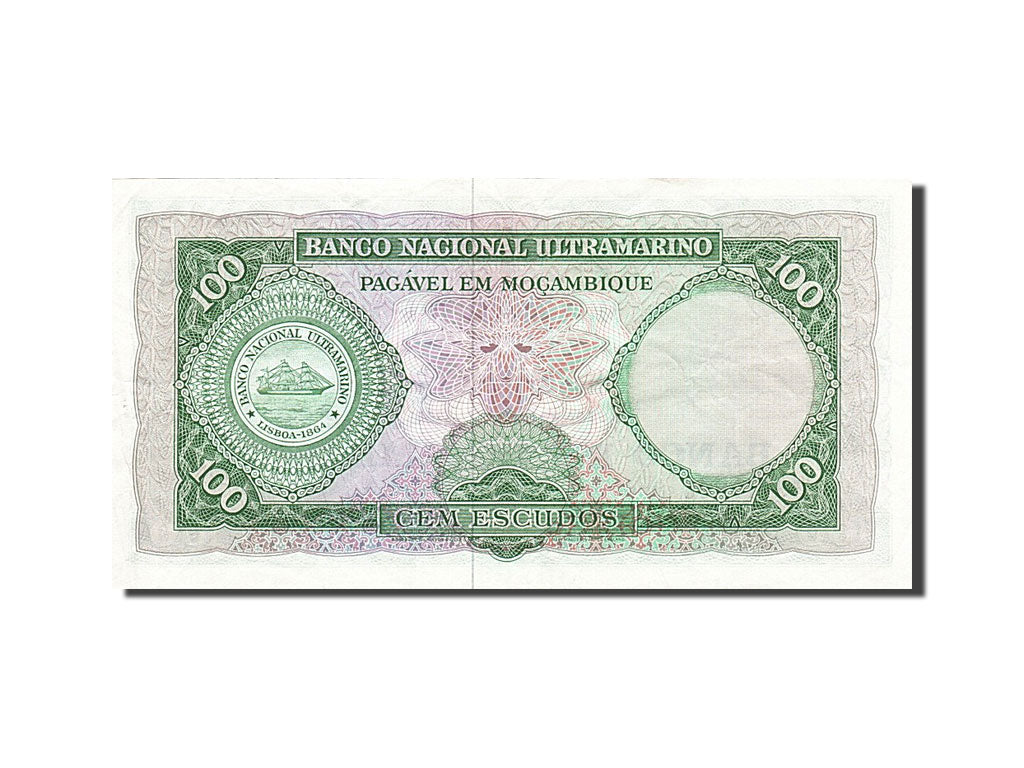 Banknote, Mozambique, 100 Escudos, 1976, Undated, KM:117a, AU(50-53)