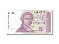 Banknote, Croatia, 5 Dinara, 1991, 1991-10-08, KM:17a, UNC(64)