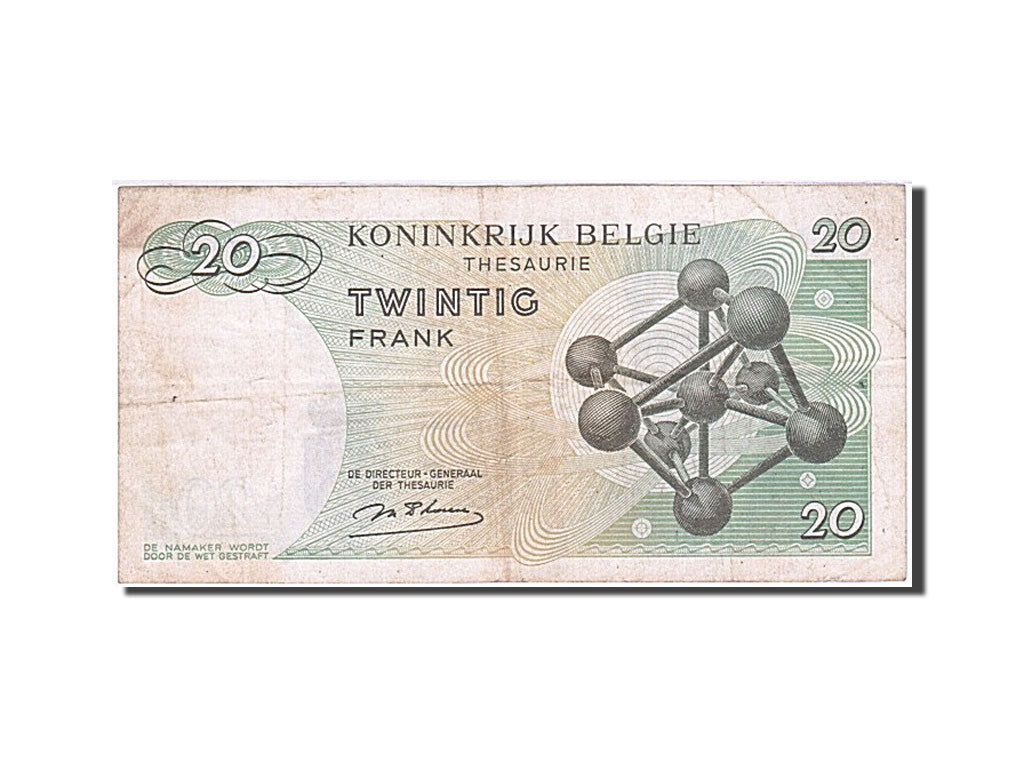 Biljet, België, 20 Francs, 1964, 1964-06-15, KM:138, TTB+