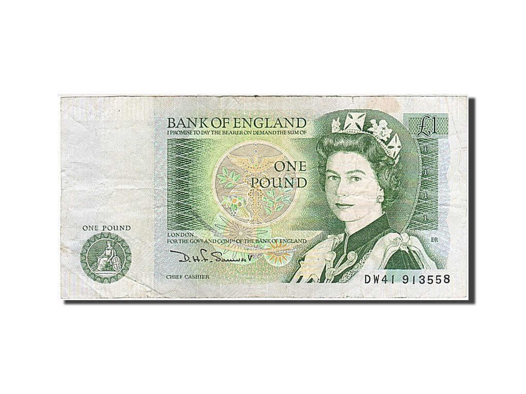 Geldschein, Großbritannien, 1 Pound, 1981, 1981-1984, KM:377b, SS