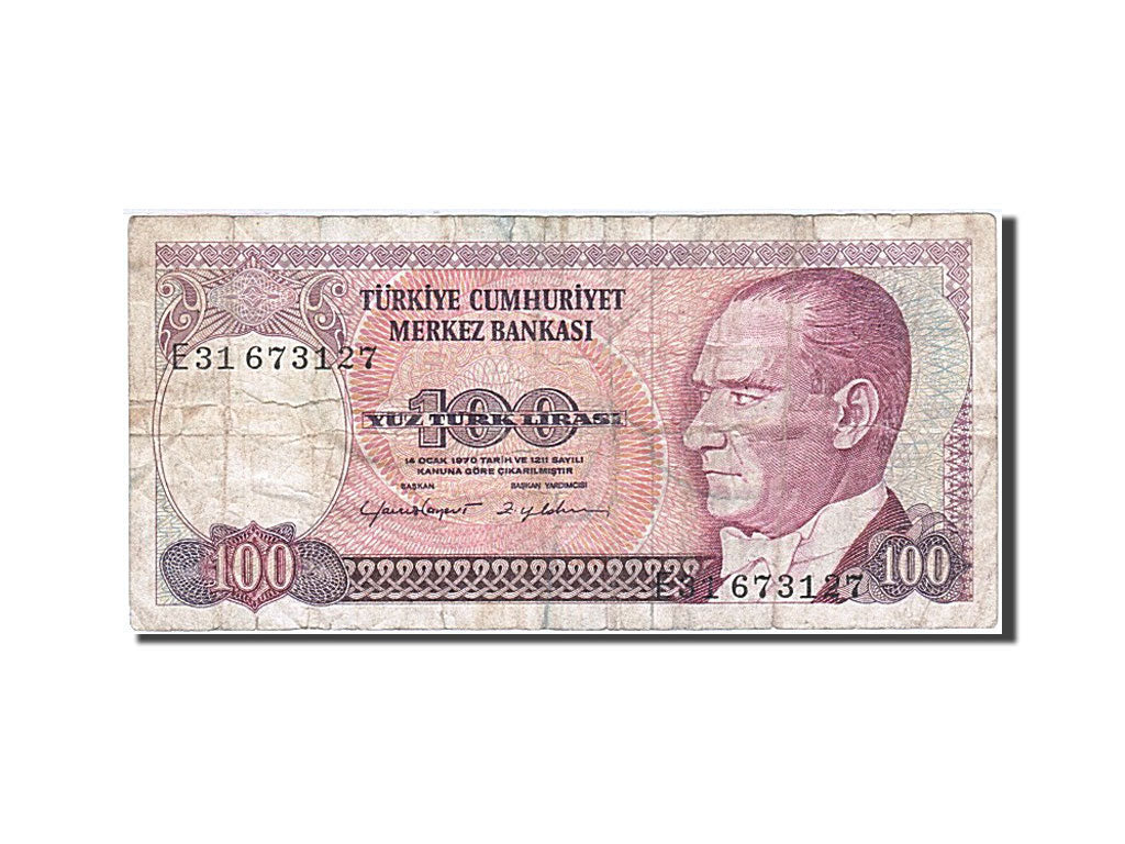 Billet, Turquie, 100 Lira, 1984, 1984, KM:194b, TB