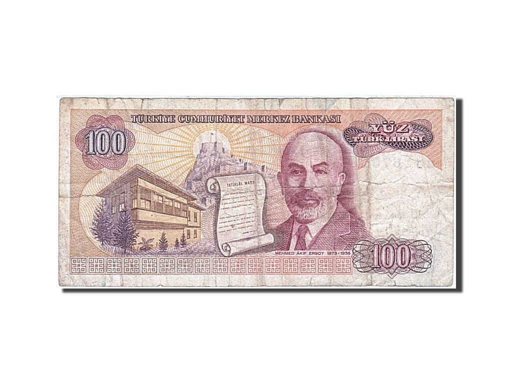 Billet, Turquie, 100 Lira, 1984, 1984, KM:194b, TB