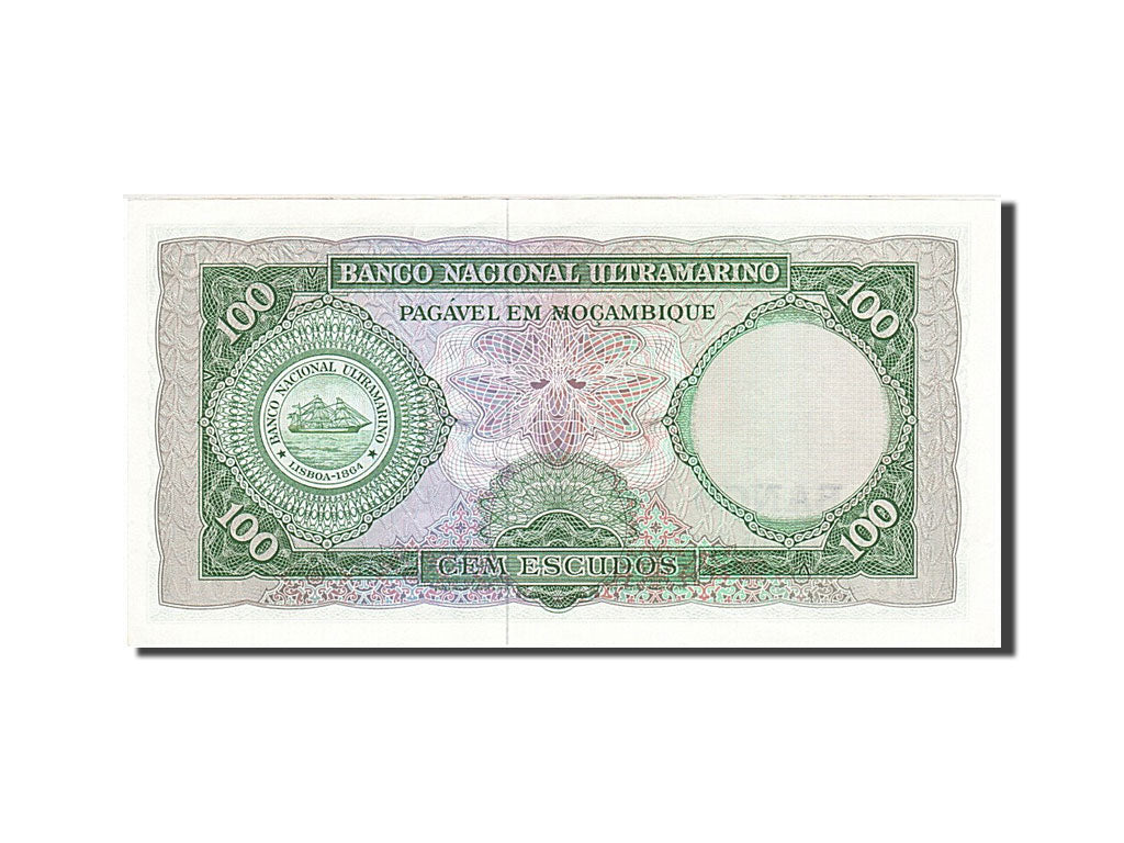 Billet, Mozambique, 100 Escudos, 1961, 1961-03-27, KM:109a, SUP+