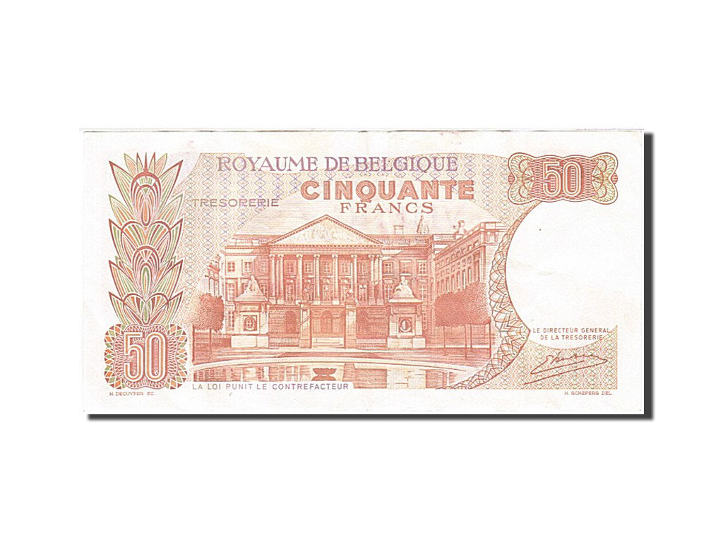 Banknote, Belgium, 50 Francs, 1966, 1966-05-16, KM:139, AU(50-53)
