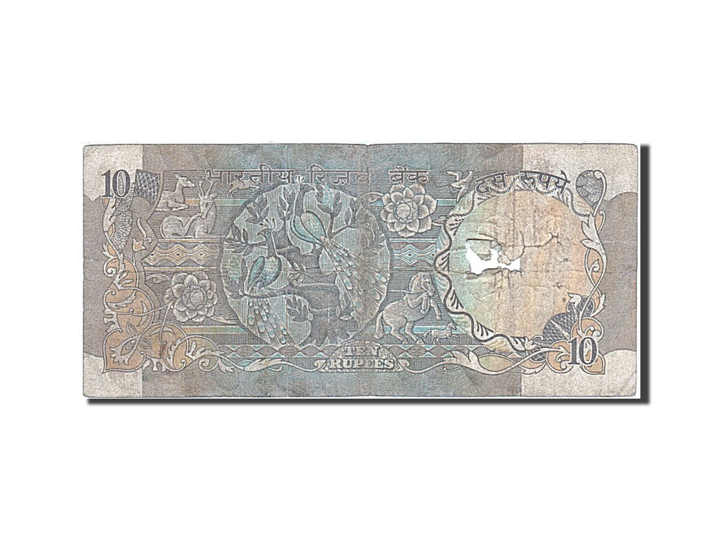 Geldschein, India, 10 Rupees, 1975, Undated, KM:81c, SGE