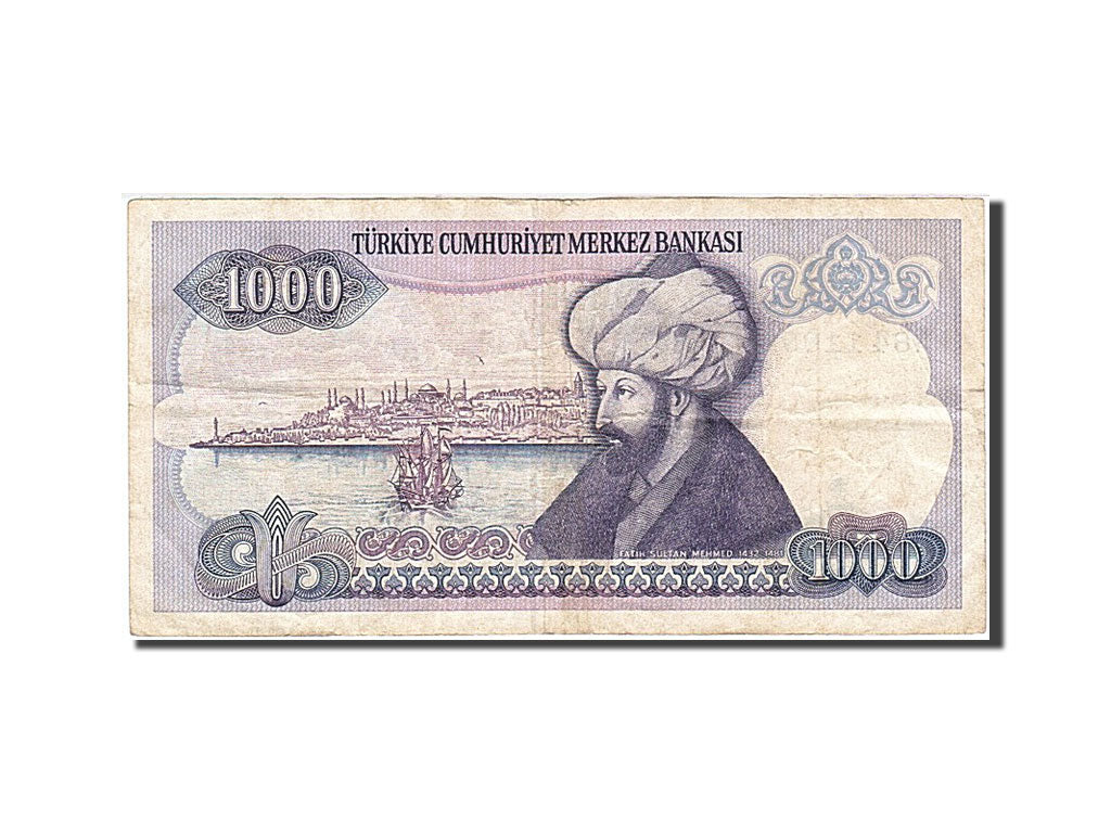 Banknote, Turkey, 1000 Lira, 1986, 1986, KM:196, VF(20-25)