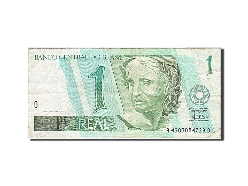 Geldschein, Brasilien, 1 Réal, 1997, Undated, KM:243Aa, S