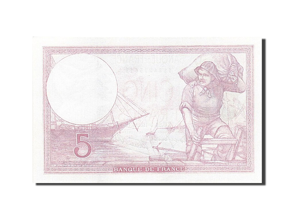Banknote, France, 5 Francs, 1937-1939, 1939-09-28, UNC(64), Fayette:4.10, KM:83