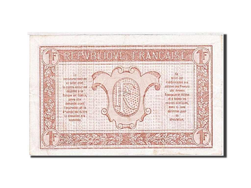 Banknote, France, 1 Franc, 1919, 1919, AU(55-58), Fayette:VF 4.20, KM:M5