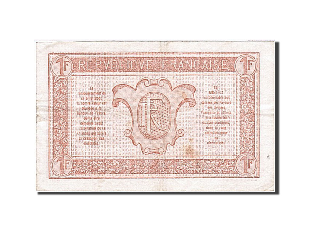 Banknote, France, 1 Franc, 1919, 1919, EF(40-45), Fayette:VF 4.2, KM:M5