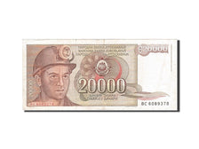 Banknote, Yugoslavia, 20,000 Dinara, 1985-1989, 1987-05-01, KM:95, EF(40-45)