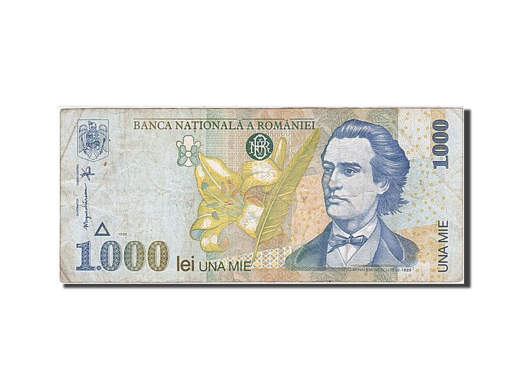 Banconote, Romania, 1000 Lei, 1996-2000, KM:106, 1998, BB