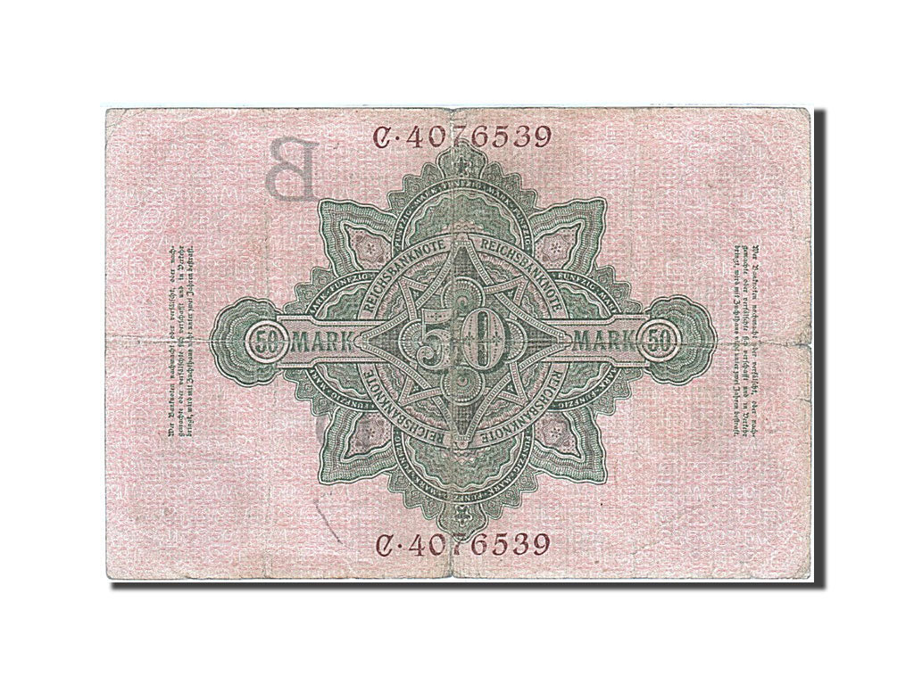 Biljet, Duitsland, 50 Mark, 1910, 1910-04-21, KM:41, TB