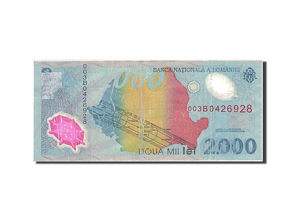 Banconote, Romania, 2000 Lei, 1999, KM:111a, 1999, MB