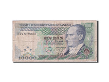 Billet, Turquie, 10,000 Lira, 1984-1997, 1989, KM:200, TB