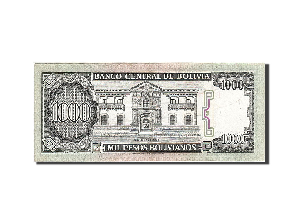 Geldschein, Bolivien, 1000 Pesos Bolivianos, 1981-1984, 1982-06-25, KM:167a, SS+