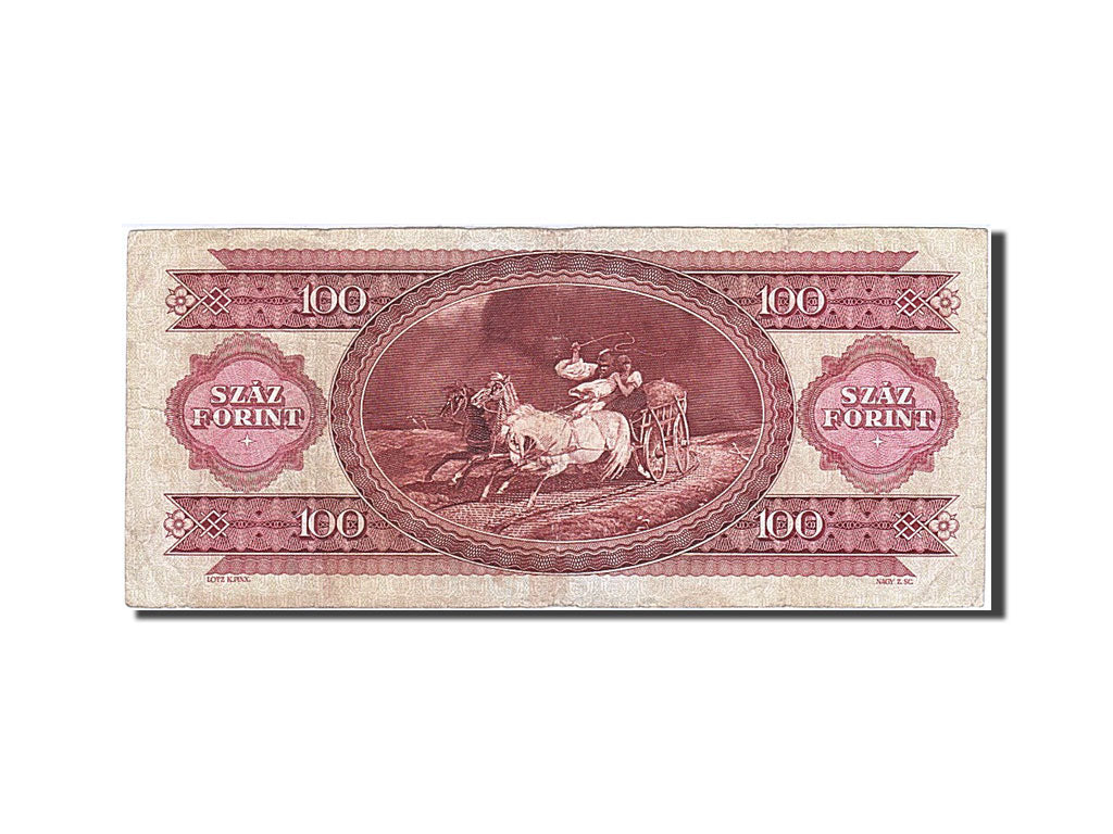 Geldschein, Ungarn, 100 Forint, 1957-1983, 1984-10-30, KM:171g, S+