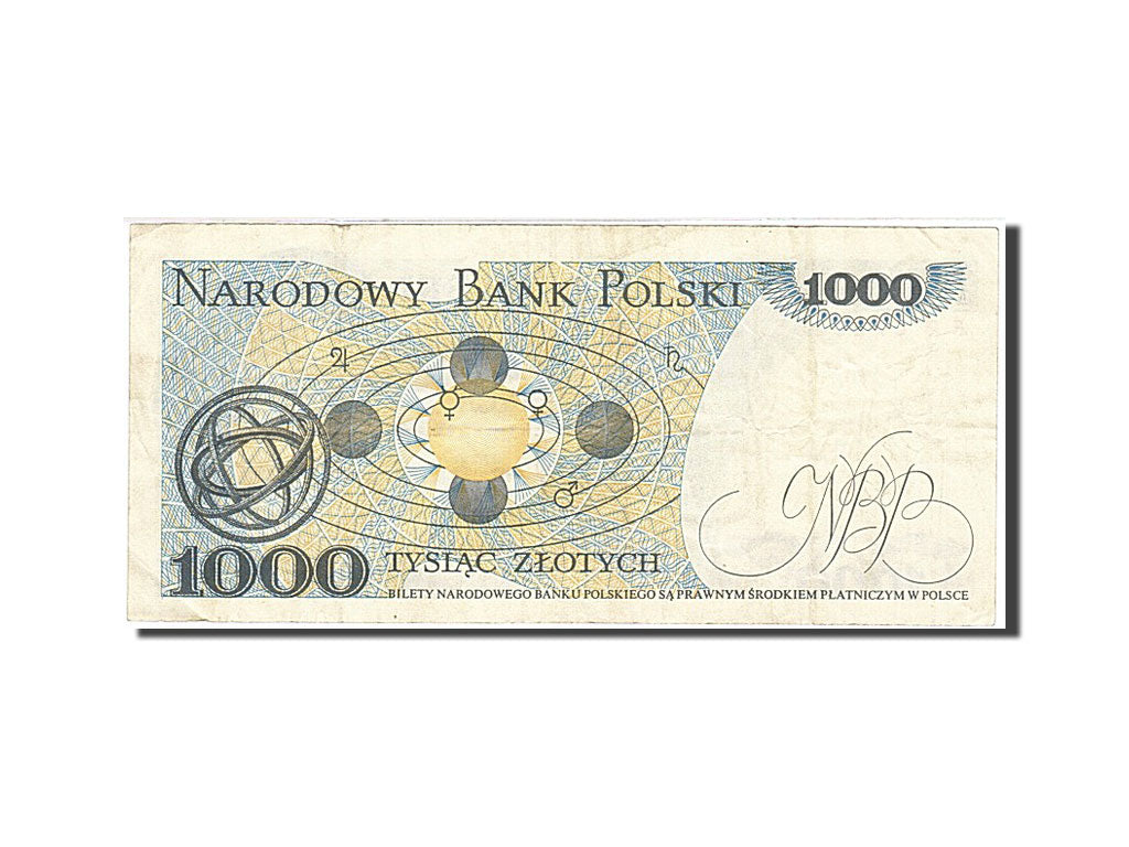 Banconote, Polonia, 1000 Zlotych, 1974-1976, KM:146c, 1982-06-01, BB