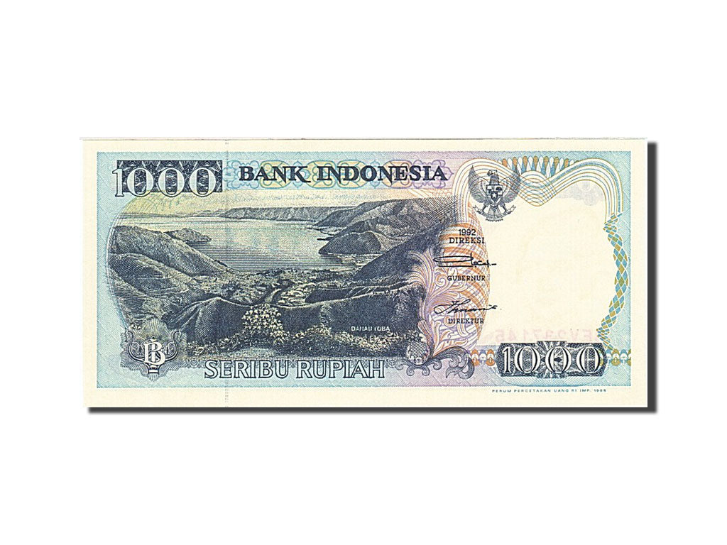 Banknote, Indonesia, 1000 Rupiah, 1992, 1992, KM:129a, UNC(65-70)