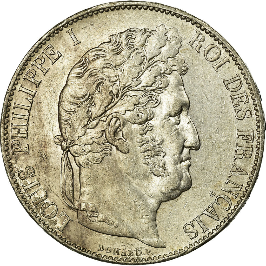 Coin, France, Louis-Philippe, 5 Francs, 1846, Lille, AU(55-58), Silver