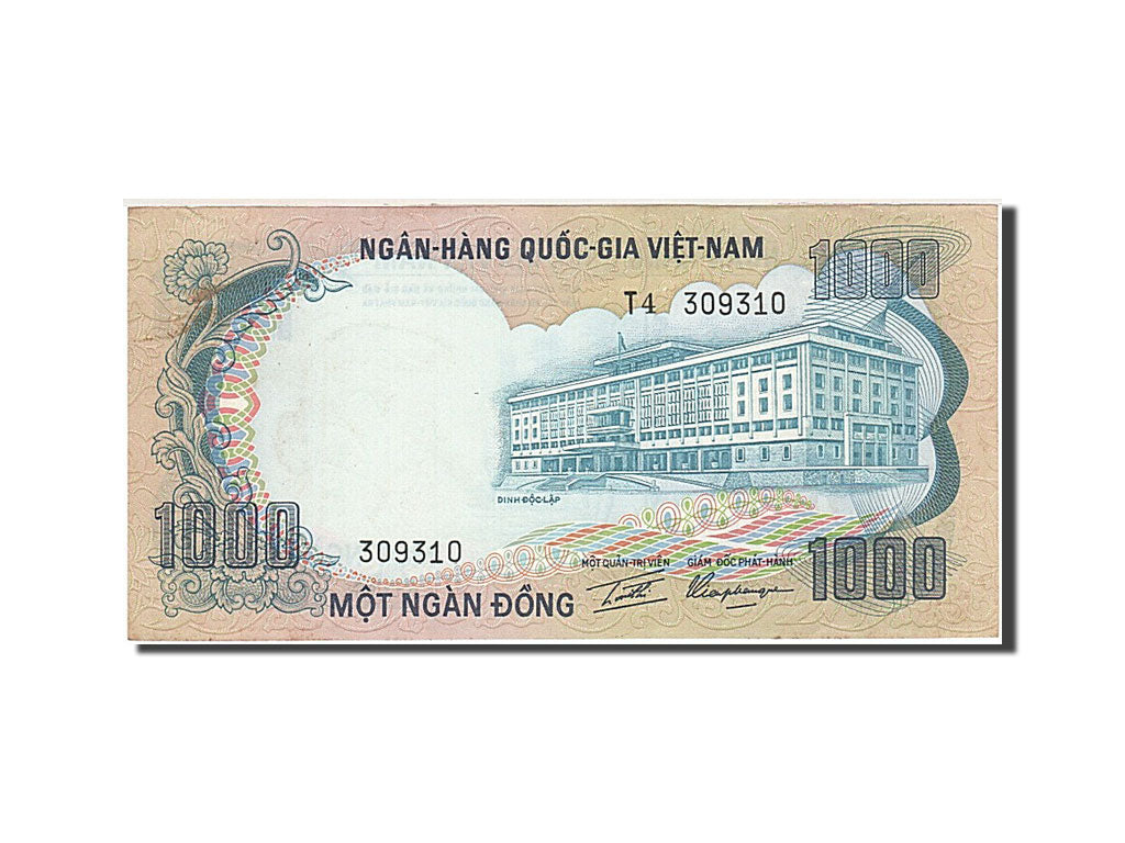 Banconote, Vietnam del Sud, 1000 D<ox>ng, 1972-1975, KM:34a, Undated, SPL