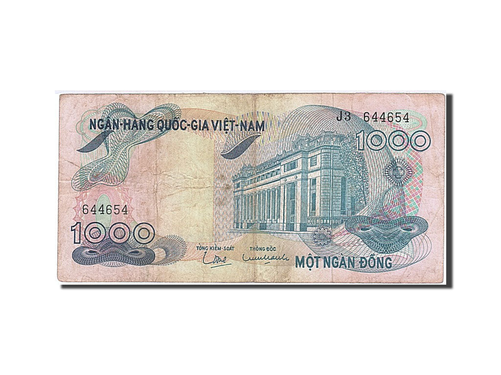 Banconote, Vietnam del Sud, 1000 D<ox>ng, 1969-1971, KM:29a, Undated, MB