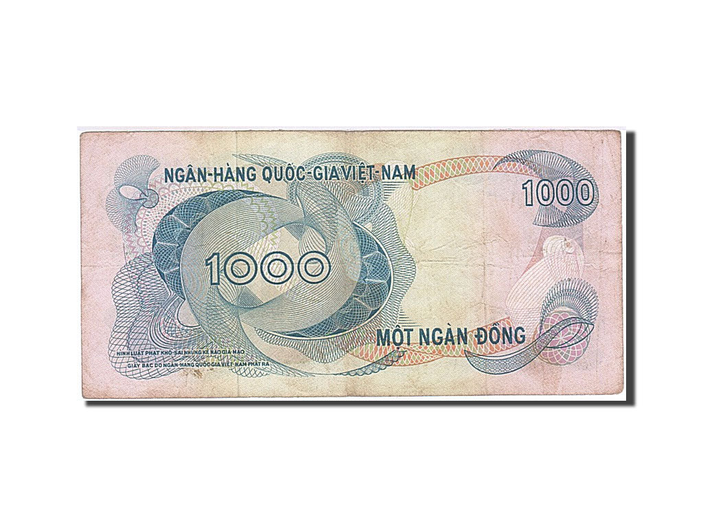 Banconote, Vietnam del Sud, 1000 D<ox>ng, 1969-1971, KM:29a, Undated, MB