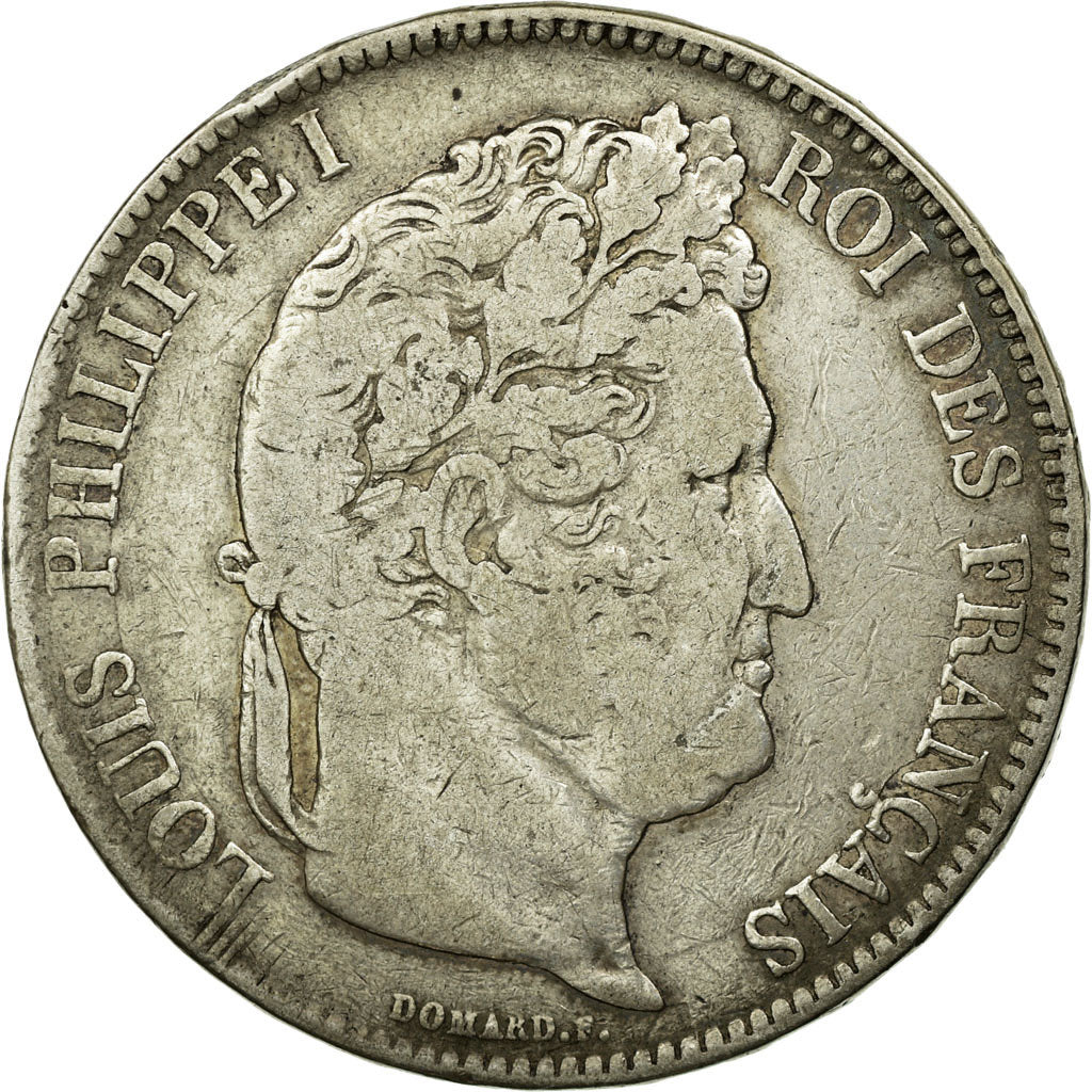 Coin, France, Louis-Philippe, 5 Francs, 1835, Limoges, VF(20-25), Silver