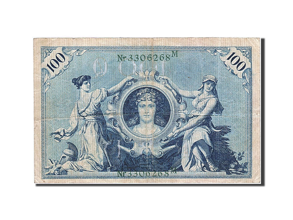 Banconote, Germania, 100 Mark, 1908, KM:34, 1908-02-07, MB+
