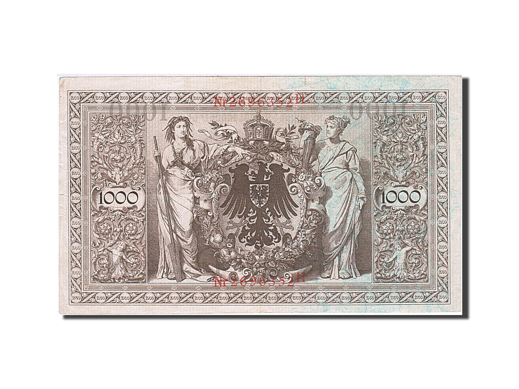 Banknote, Germany, 1000 Mark, 1910, 1910-04-21, KM:44b, AU(55-58)