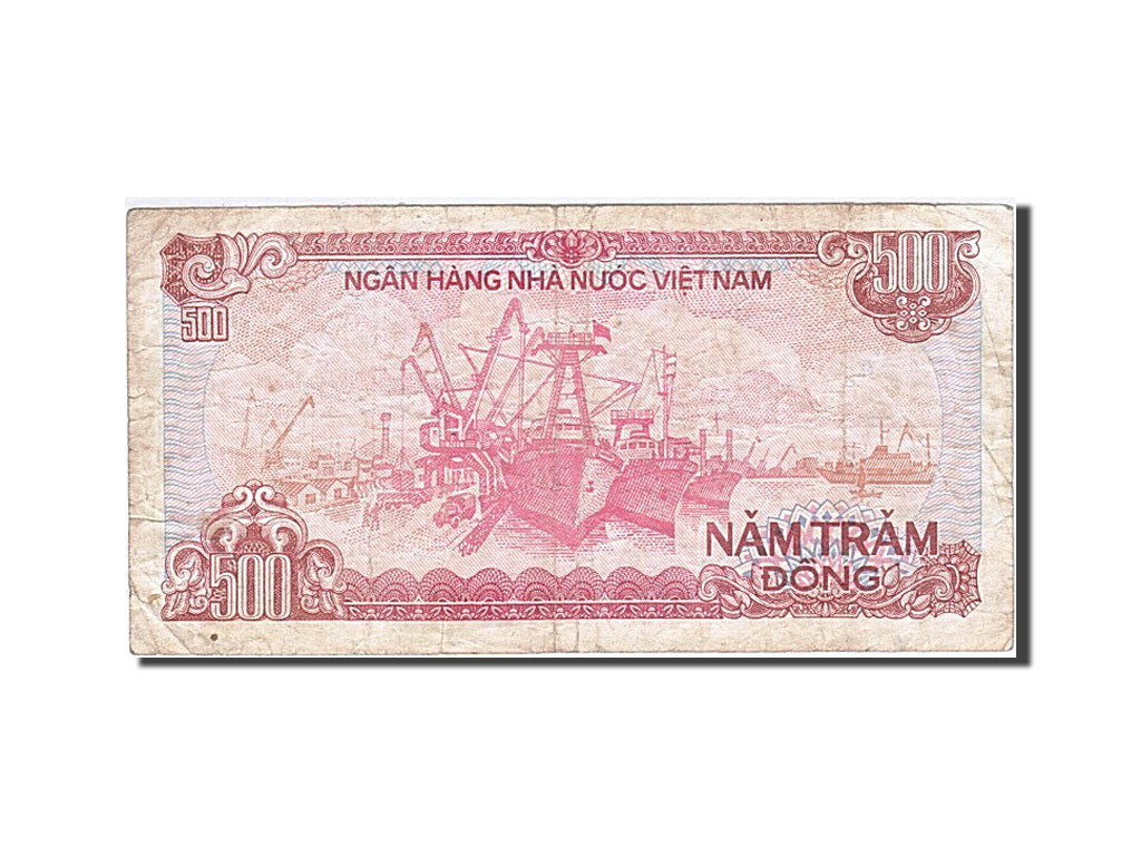 Banknot, Wietnam, 500 Dông, 1987-1988, 1988, KM:101a, VF(30-35)