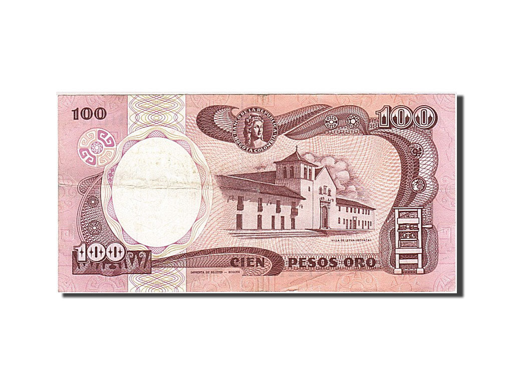 Banknot, Colombia, 100 Pesos Oro, 1983-1991, 1990-01-01, KM:426e, EF(40-45)