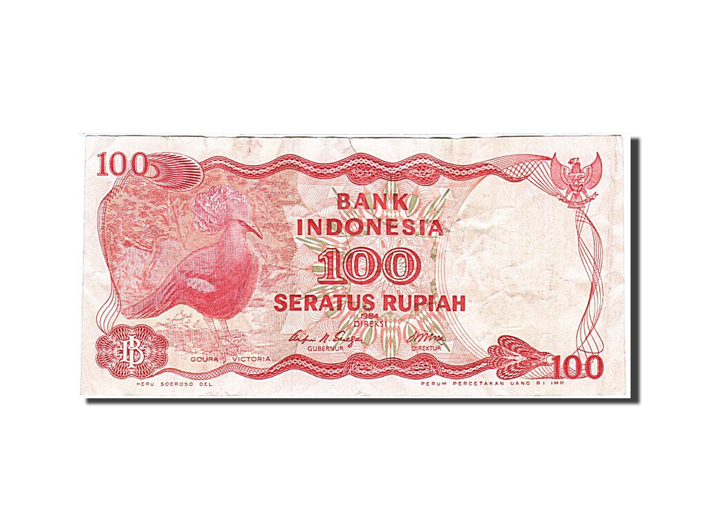 Banknote, Indonesia, 100 Rupiah, 1984-1988, 1984, KM:122b, EF(40-45)