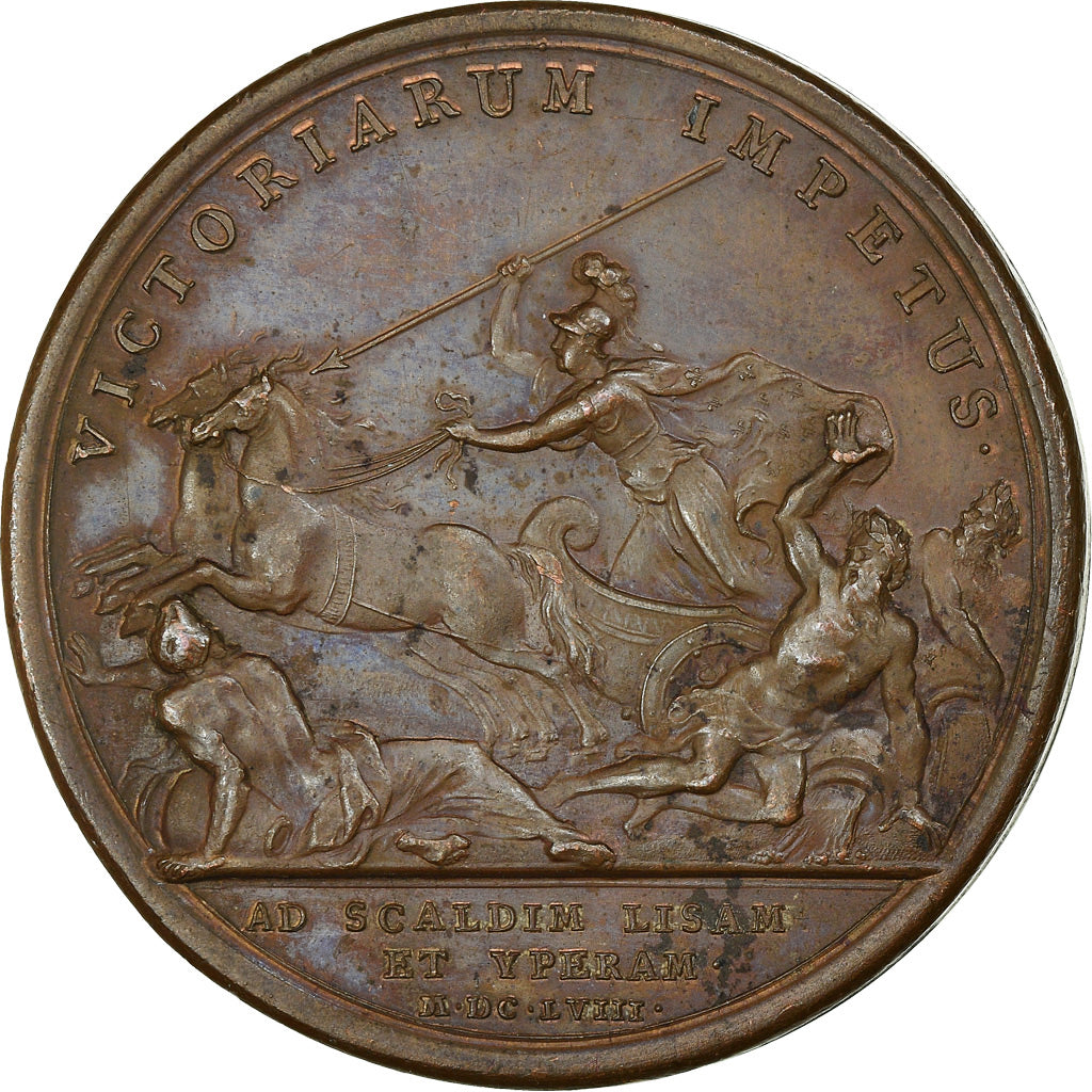 Frankrijk, Medaille, Louis XIV, Prise de plusieurs Villes en Flandre, History