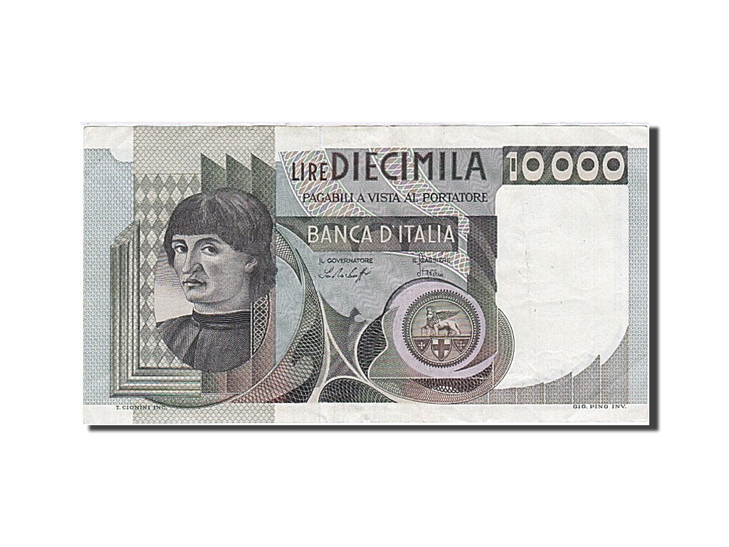 Banknote, Italy, 10,000 Lire, 1976-1979, 1978-12-29, KM:106a, AU(55-58)