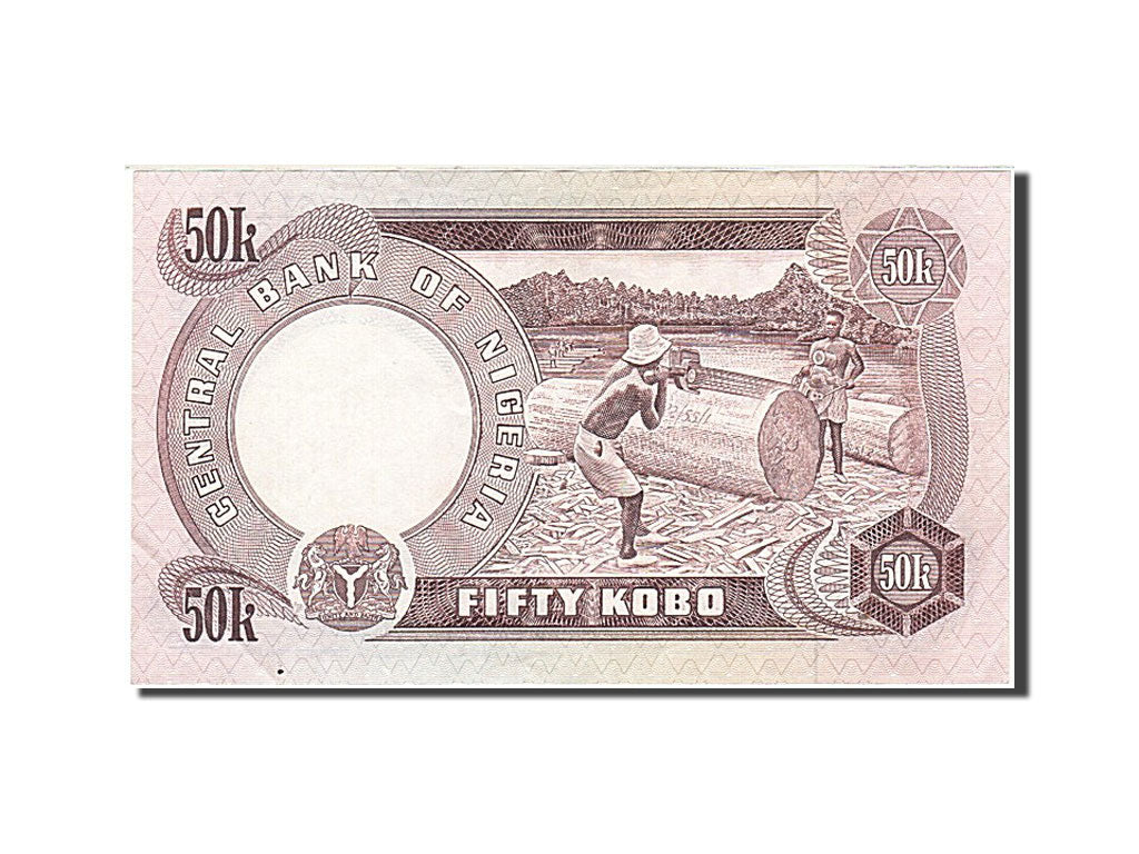 Banknote, Nigeria, 50 Kobo, 1973-1977, Undated ( 1973-1978), KM:14g, UNC(60-62)