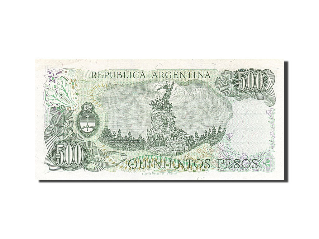 Banknote, Argentina, 500 Pesos, 1976-1983, Undated (1977-1982), KM:303c, UNC(63)