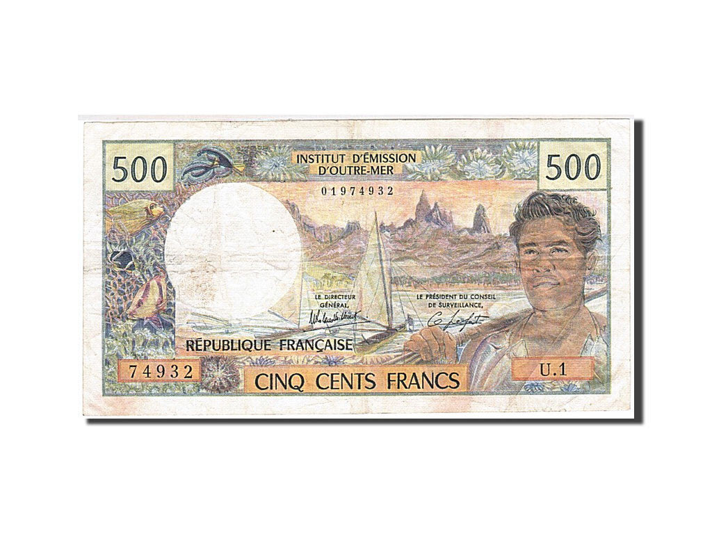 Banknote, New Caledonia, 500 Francs, 1969, Undated (1969-1992), KM:60d