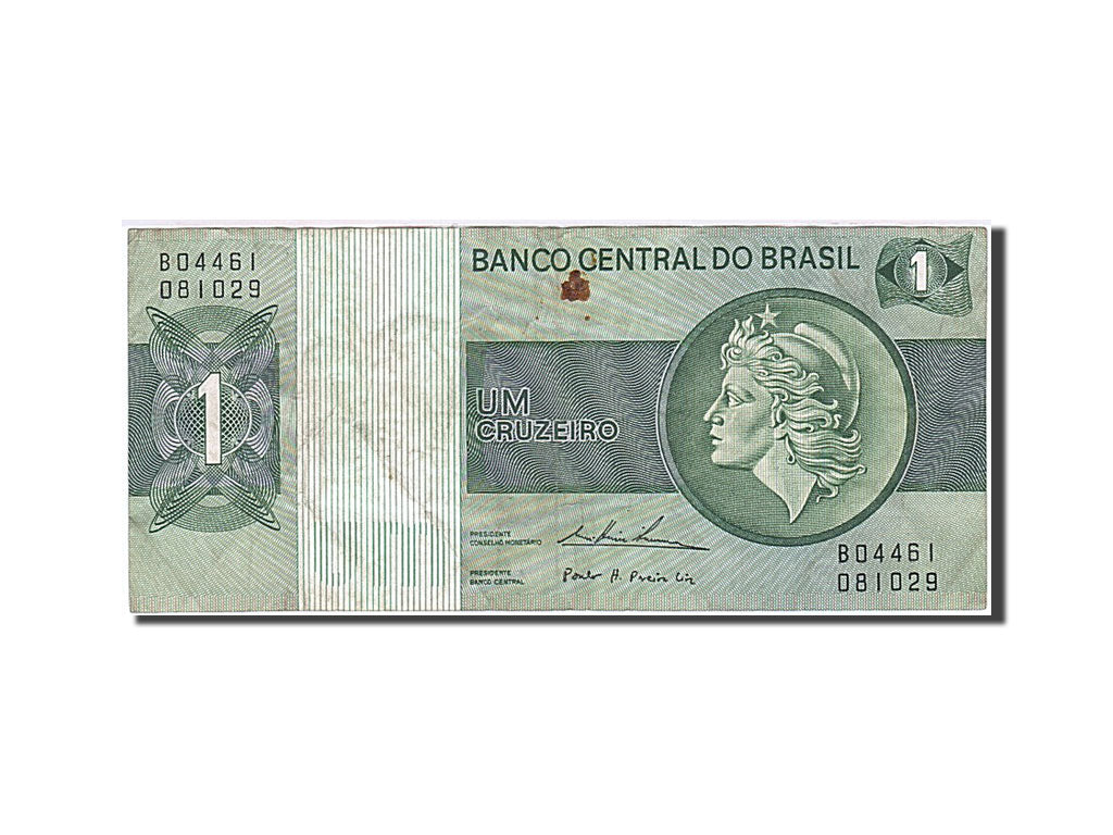 Geldschein, Brasilien, 1 Cruzeiro, 1970, 1975, KM:191Ab, SS